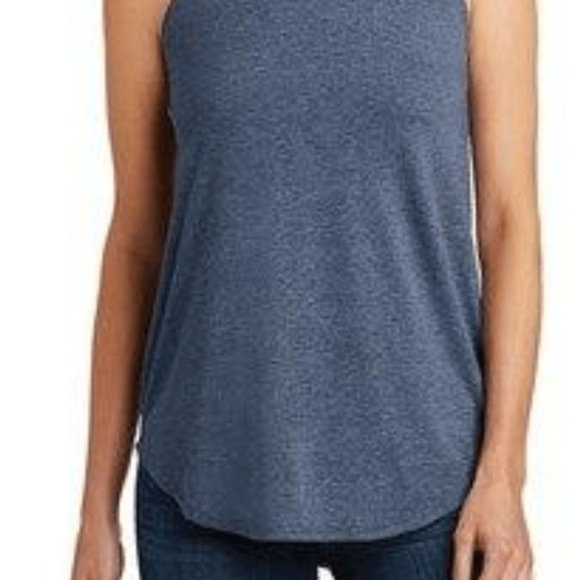 Navy Tri Rocker Tank - Picture 2 of 2